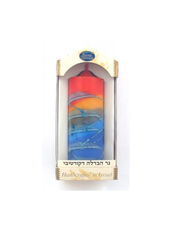 עמוד דקורטיבי בעבודת יד נר הבדלה... | נרות הבדלה